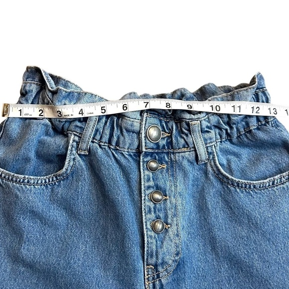 Zara Womens Paperbag Waist Baggy Jeans - Picture 10 of 12
